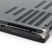 Damaged laptop ventilation grille